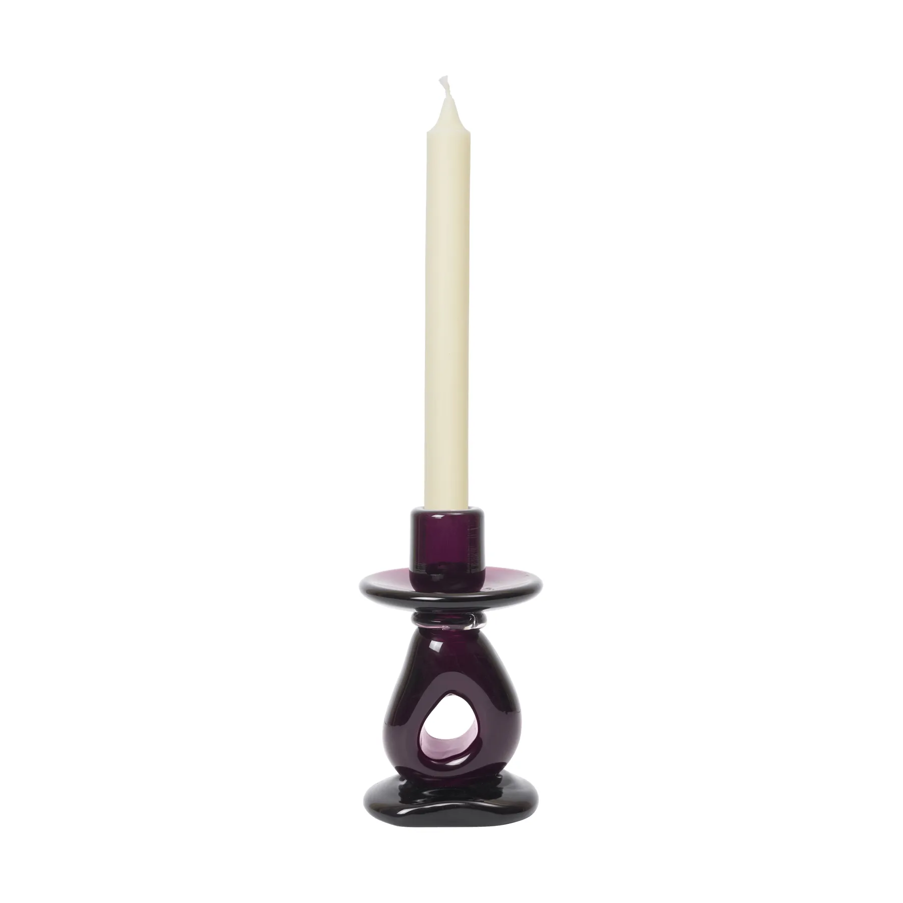 Damo lysestage 16 cm, Dark grape Ferm Living