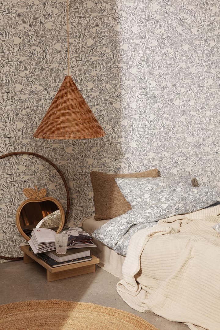 Daze sengetæppe 240x250 cm, Beige Ferm Living