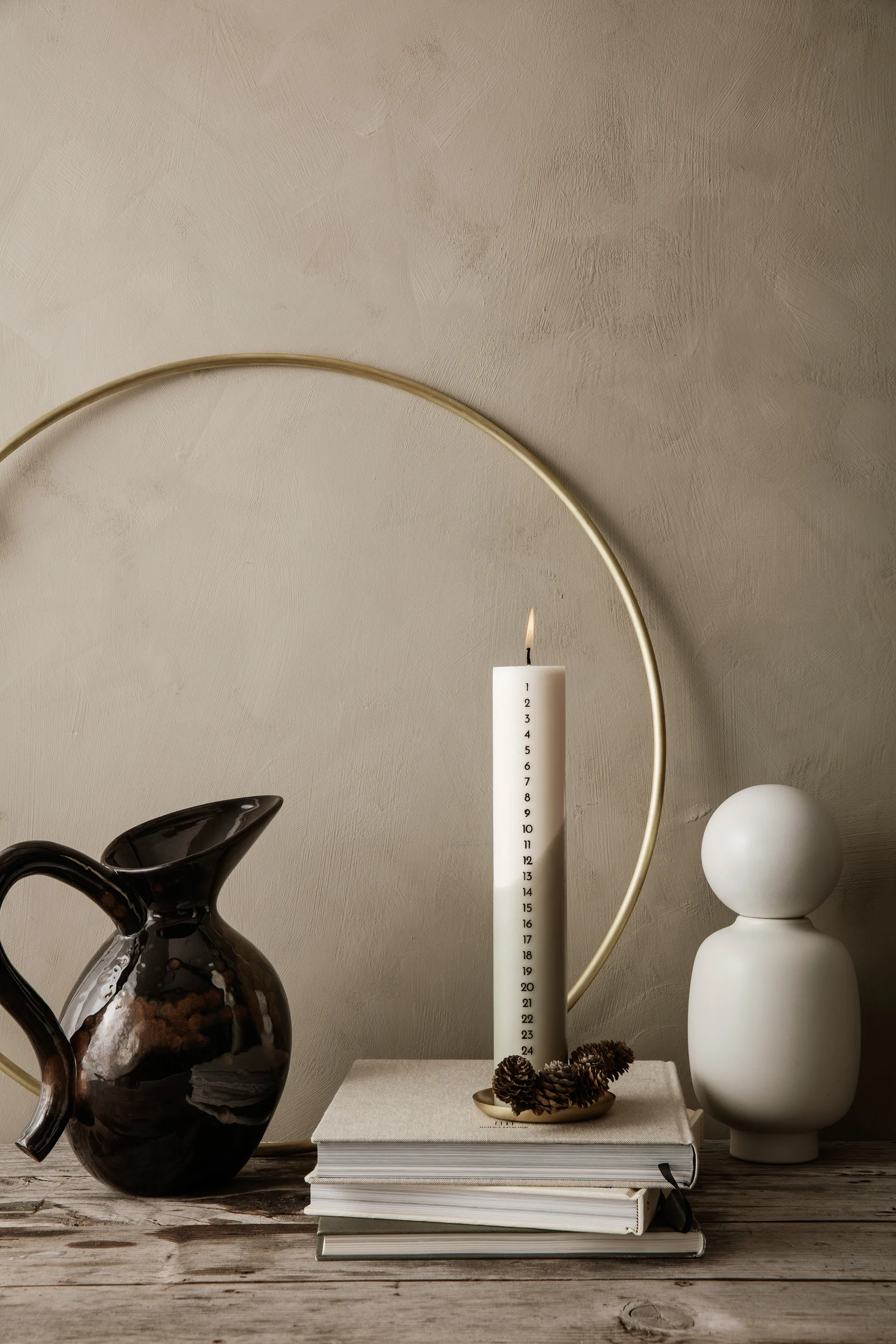 Deco dekorationsring Ø65 cm
, Messing Ferm Living