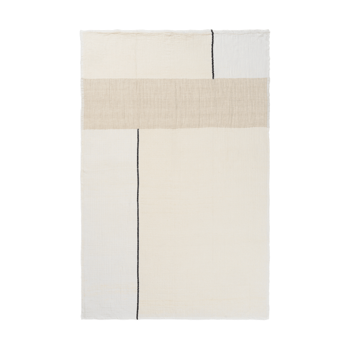 Dela tæppe 120x170 cm - Natural-Off-white - Ferm Living