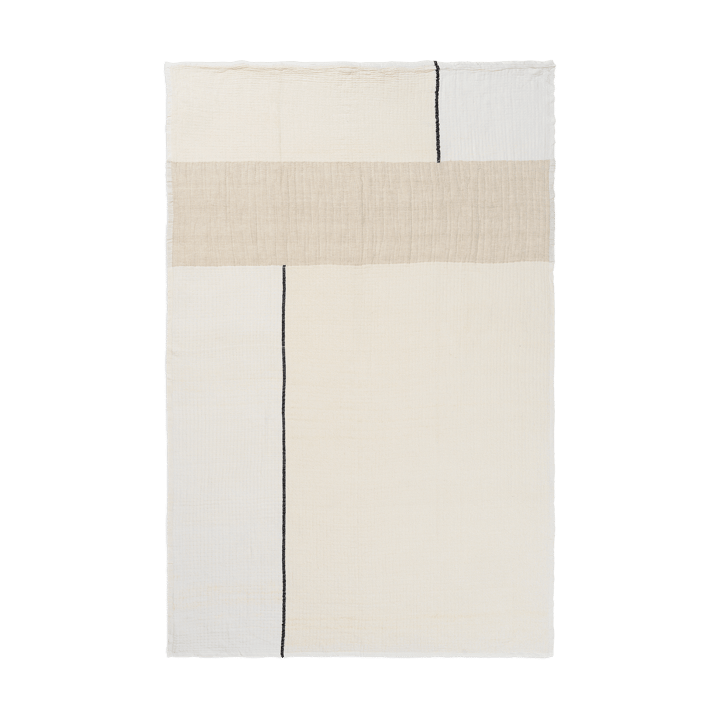 Dela tæppe 120x170 cm - Natural-Off-white - Ferm LIVING