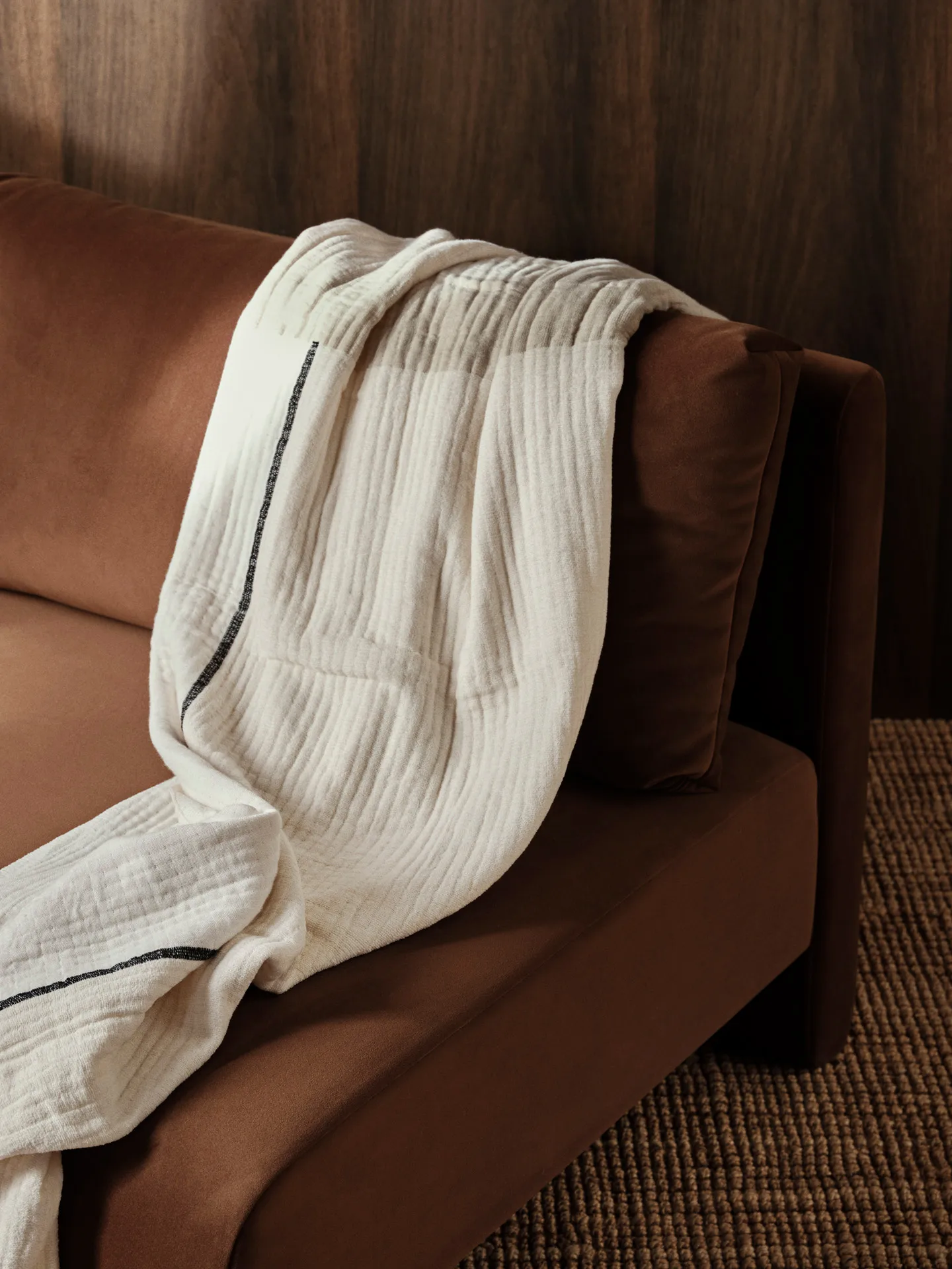 Dela tæppe 120x170 cm, Natural-Off-white Ferm Living