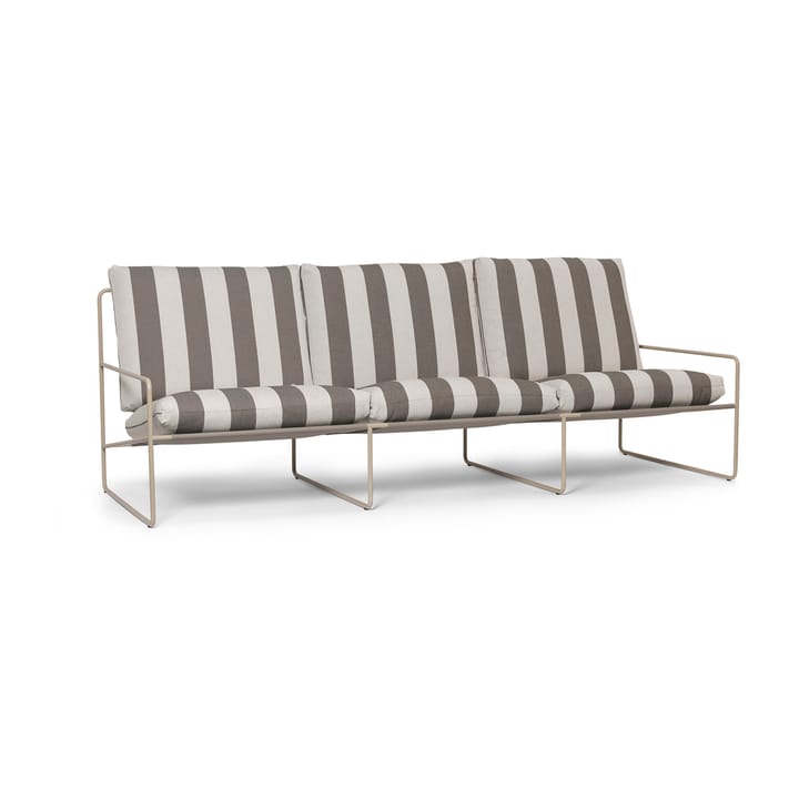 Desert 3-pers. sofa - Cash stripe/Chocolate - Ferm LIVING