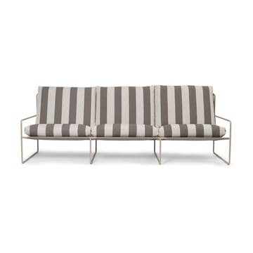 Desert 3-pers. sofa - Cash stripe/Chocolate - Ferm Living