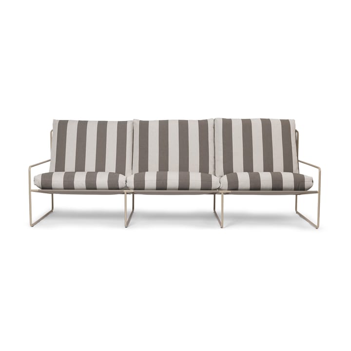 Desert 3-pers. sofa, Cash stripe/Chocolate Ferm Living