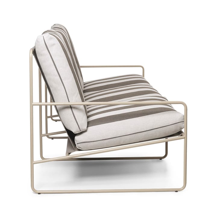 Desert 3-pers. sofa, Cash stripe/Chocolate Ferm Living