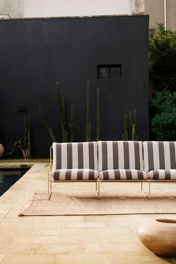 Desert 3-pers. sofa - Cash stripe/Chocolate - Ferm Living