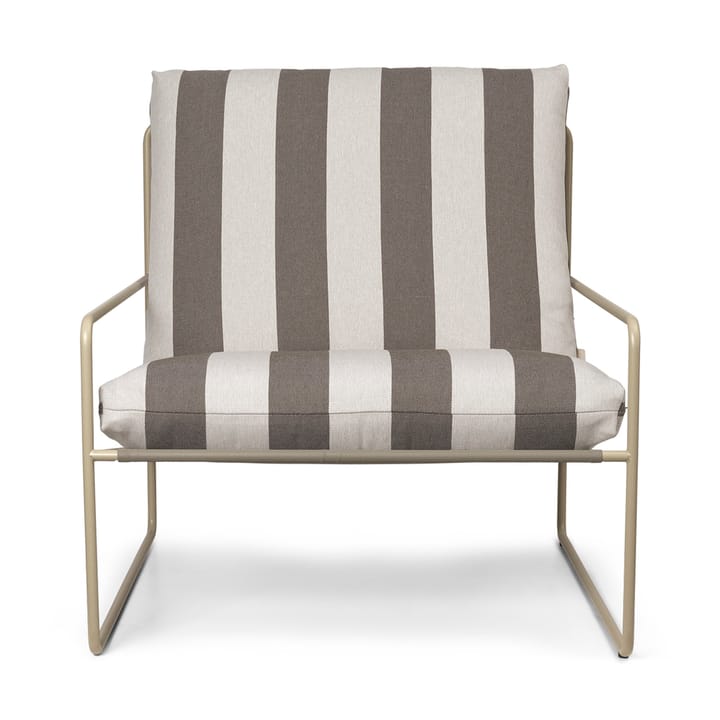 Desert lænestol, Cash stripe/Chocolate Ferm Living