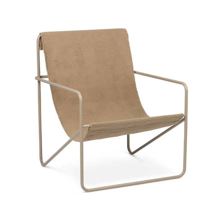 Desert loungelænestol - sand, cashemere stel - Ferm Living