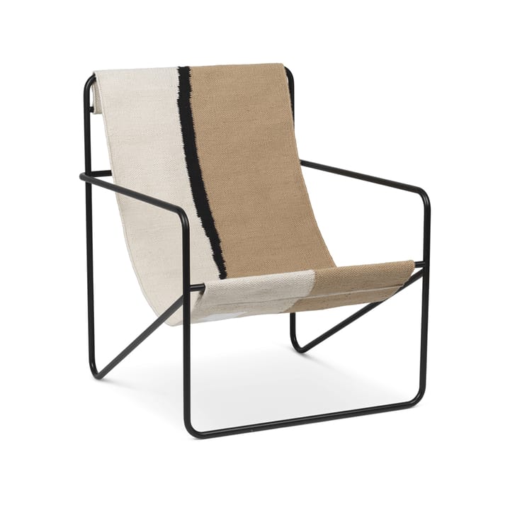 Desert loungelænestol - soil, sort stel - Ferm Living