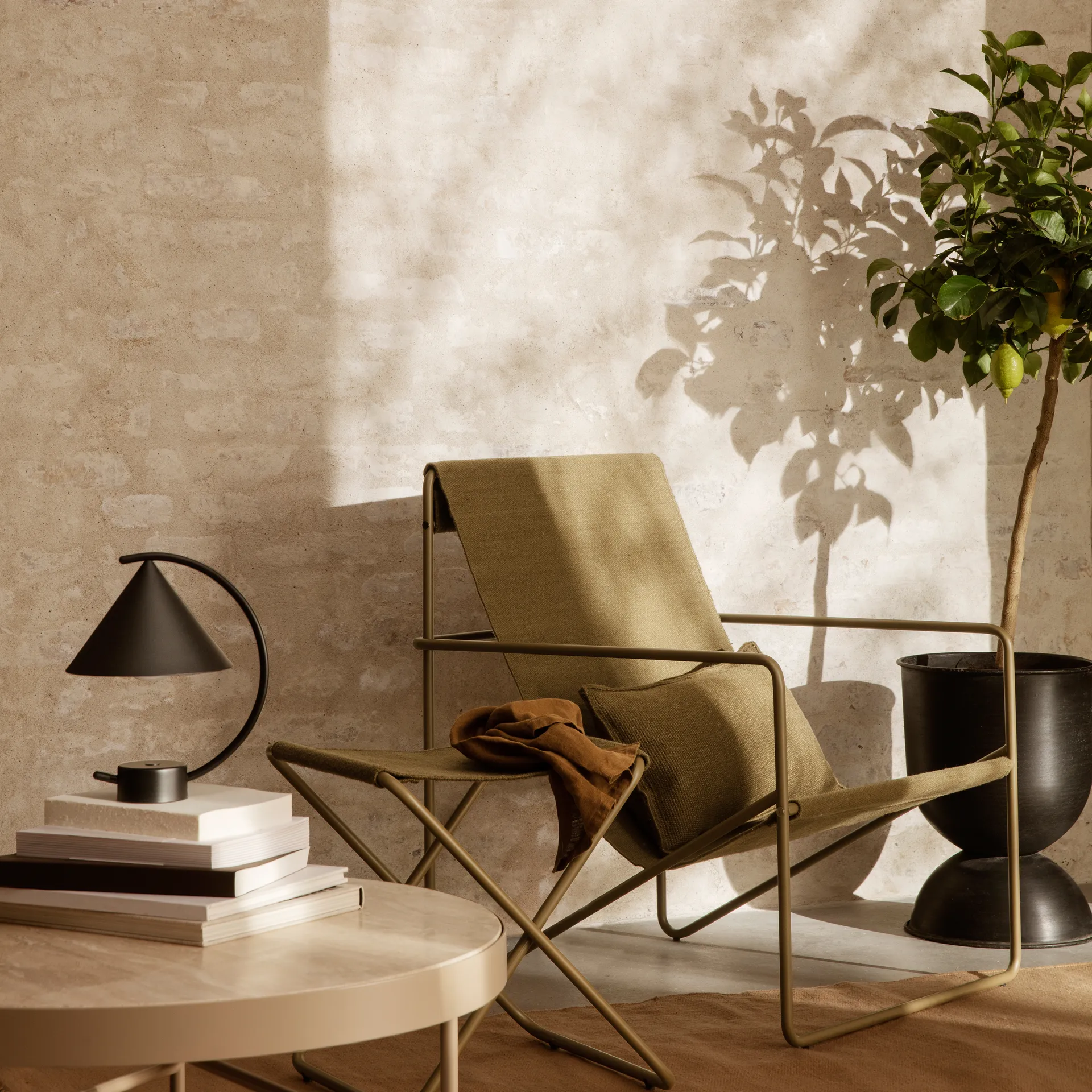 Desert pude 28x53 cm, Olive Ferm Living