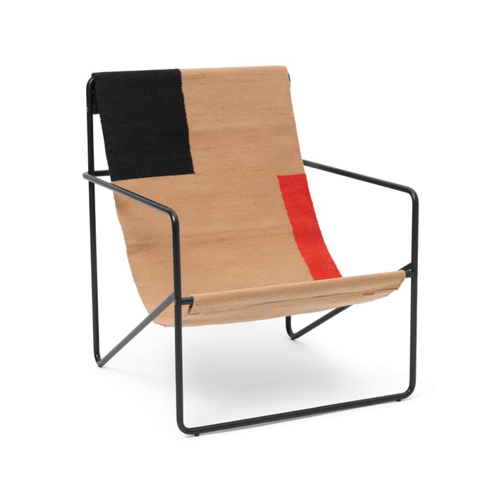 Desert solstol - Blok, sort understel - Ferm LIVING
