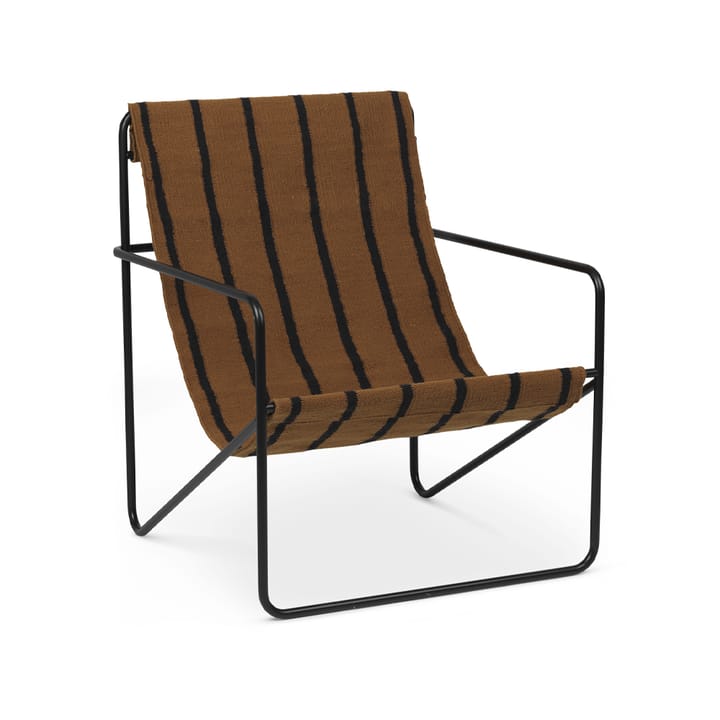 Desert solstol - stripe, sort understel - Ferm LIVING