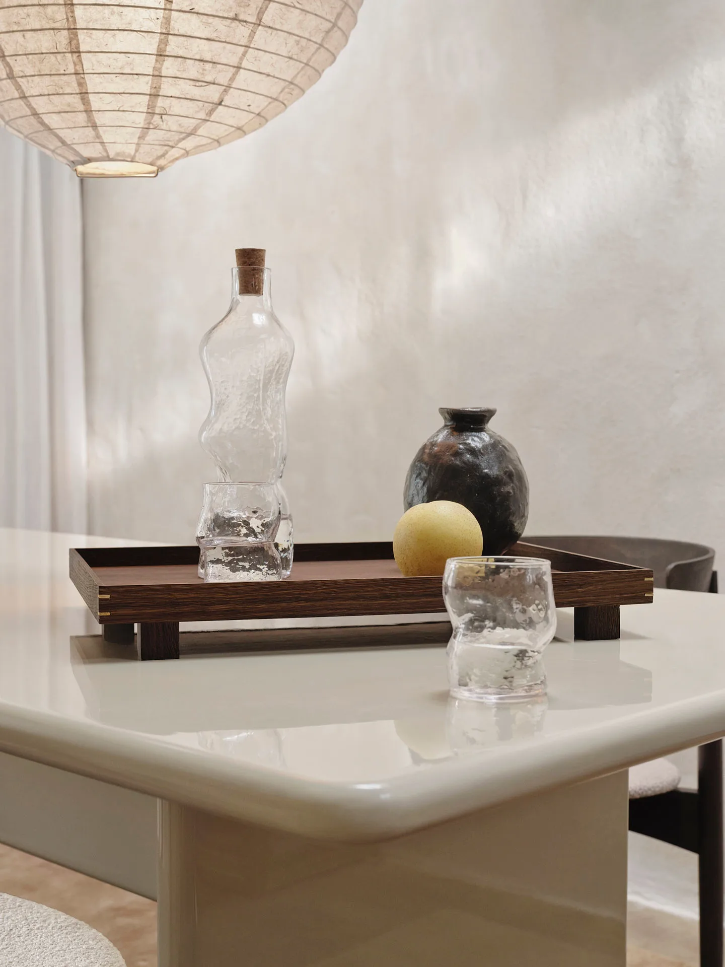 Dimple karaffel 1 L, Clear Ferm Living