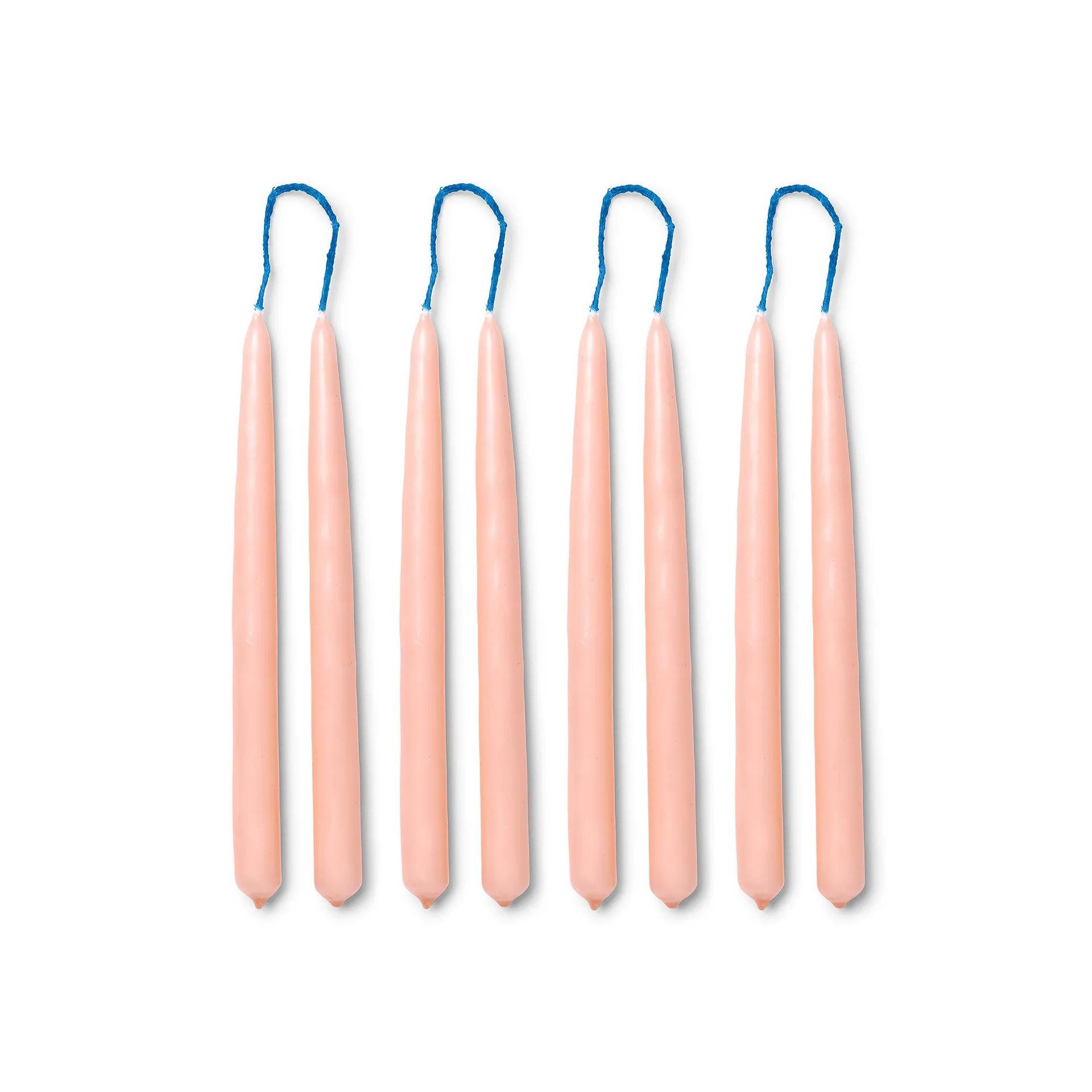 Dipped candles håndlavet lys 15 cm 8-pak , Blush Ferm Living
