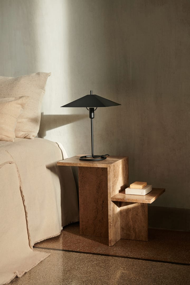 Distinct sidebord 59,5x35x50 cm, Dark Brown Travertine Ferm Living