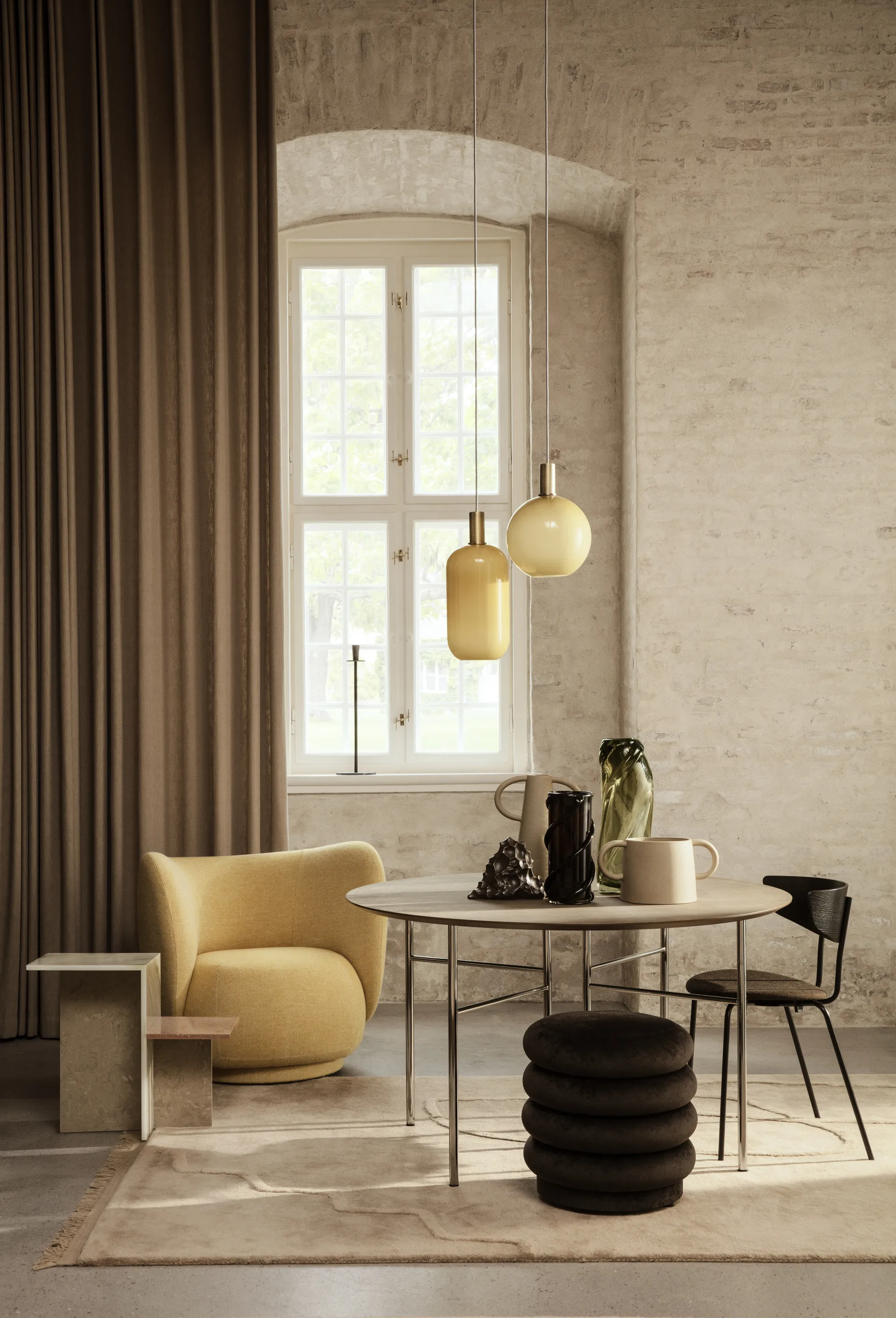 Distinct sidebord 59,5x35x50 cm, Multi Ferm Living