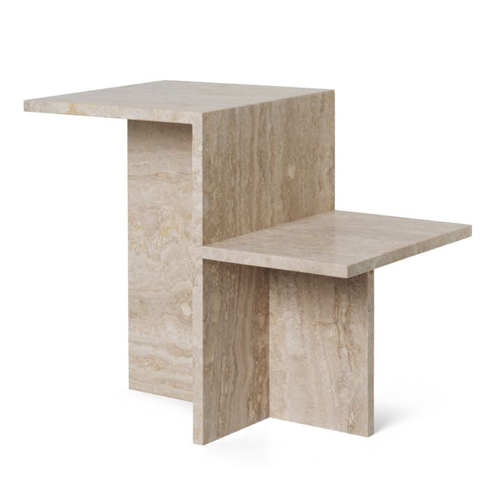 Distinct sidebord 59,5x35x50 cm - Travertine - Ferm LIVING