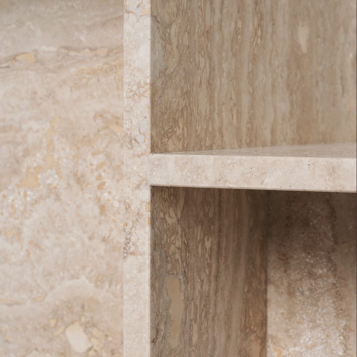 Distinct sidebord 59,5x35x50 cm - Travertine - ferm LIVING