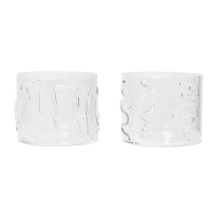 Doodle drikkeglas low 2-pak - 20 cl - ferm LIVING