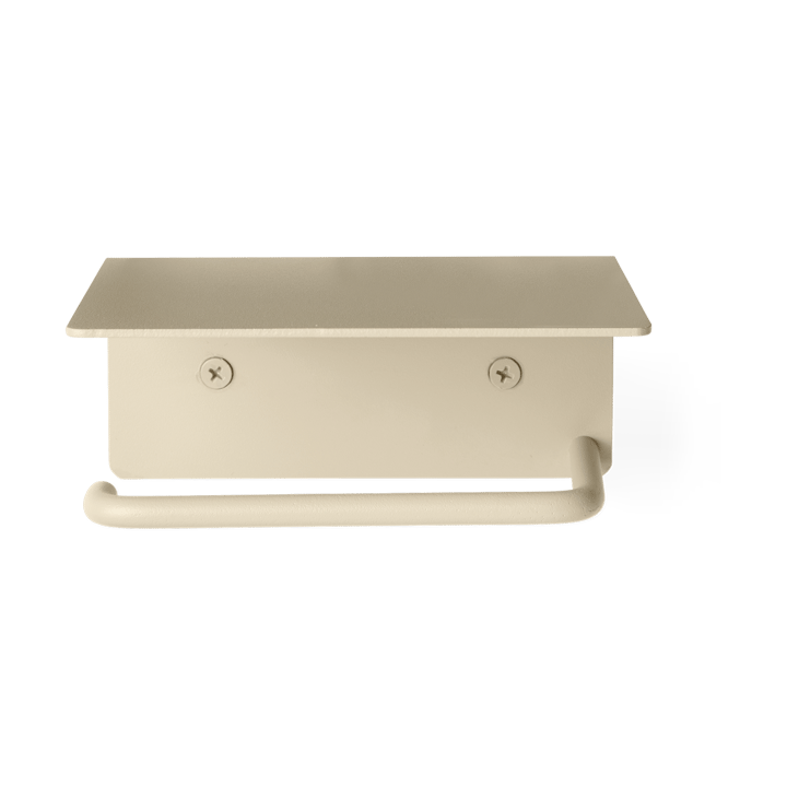 Dora toiletrulleholder med hylde - Cashmere - Ferm Living
