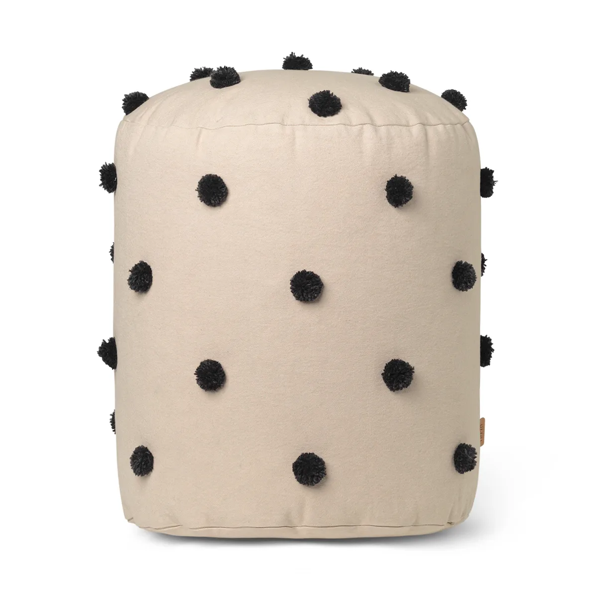 Dot puf Ø39 cm, Sand/Black Ferm Living