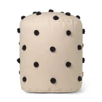 Dot puf Ø39 cm - Sand/Black - Ferm Living