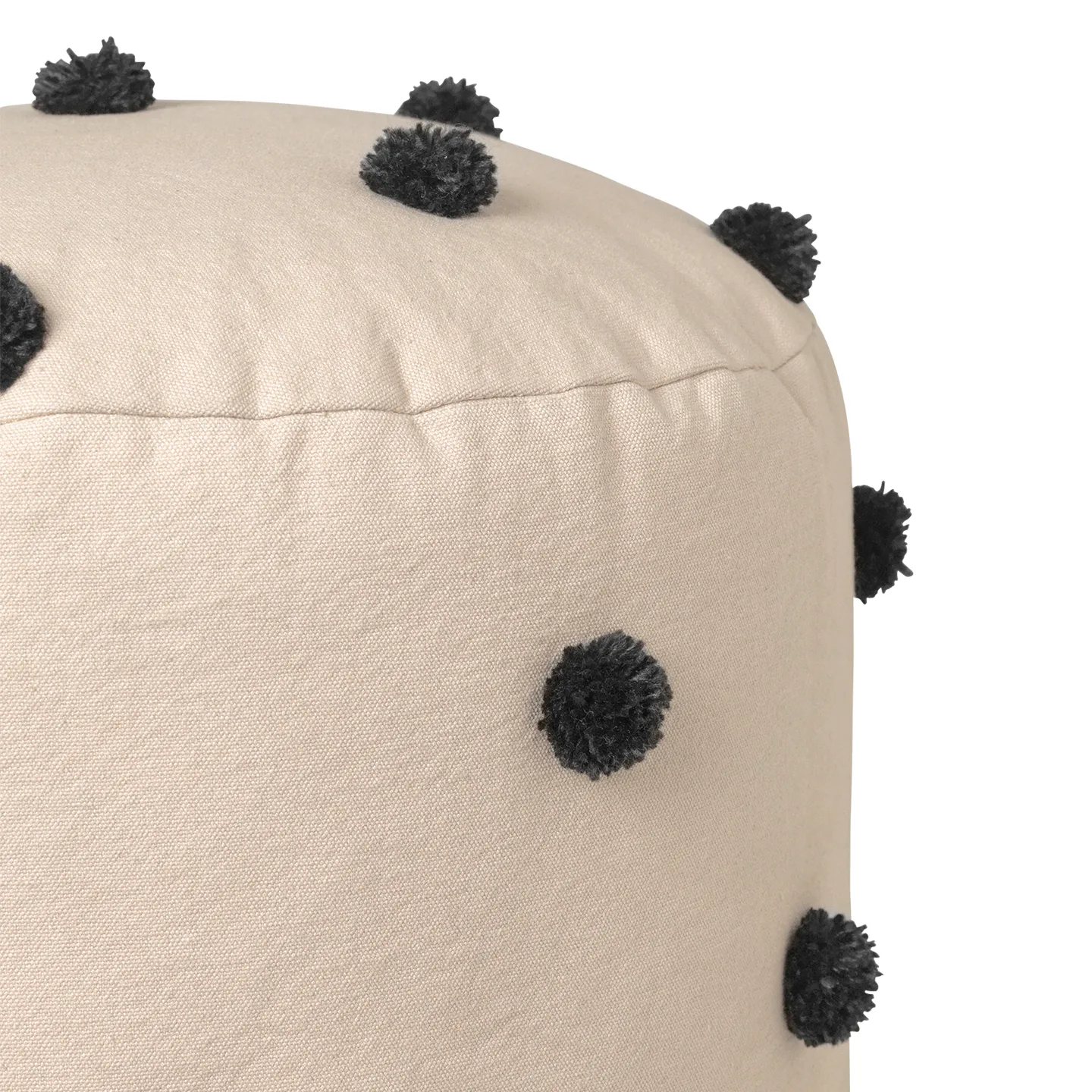 Dot puf Ø39 cm, Sand/Black Ferm Living