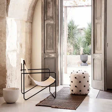 Dot puf Ø39 cm - Sand/Black - Ferm Living