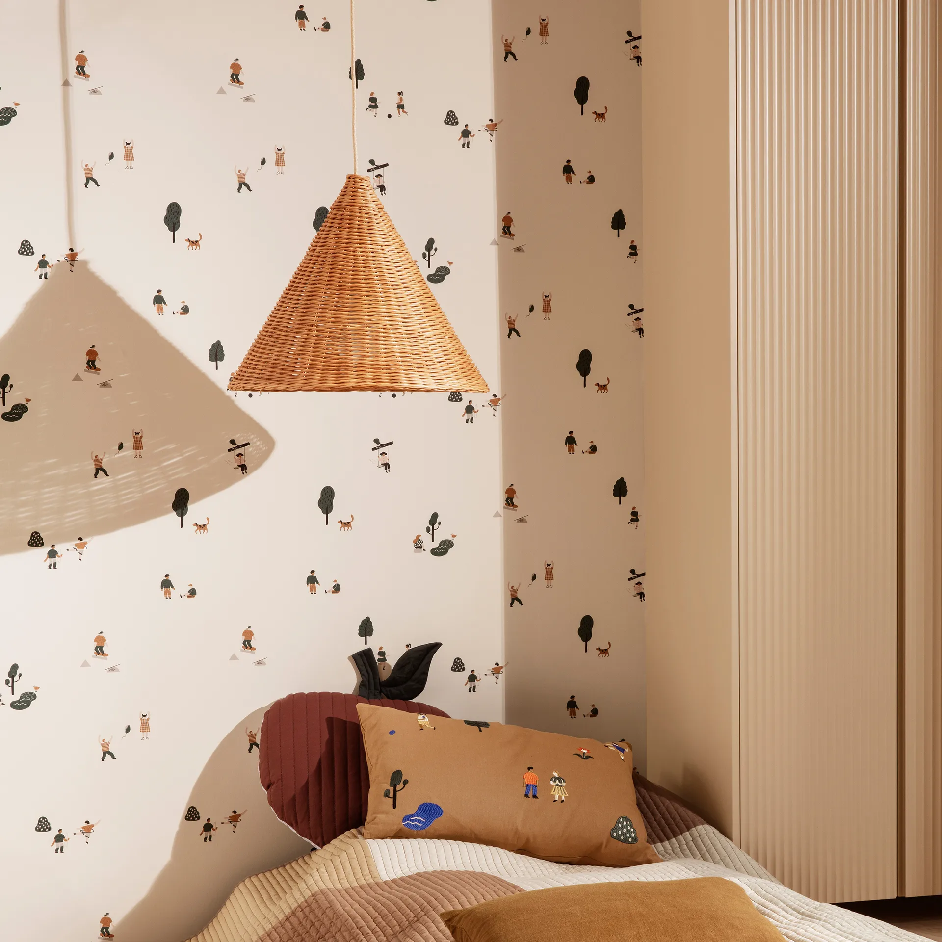 Dou lampeskærm Ø45 cm, Natural Ferm Living