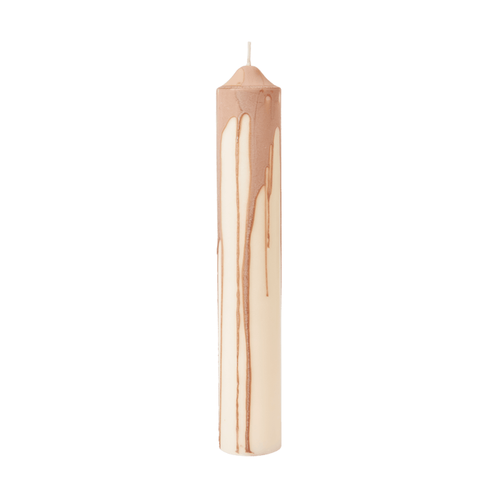 Dryp bloklys - Beige, 30 cm - Ferm Living