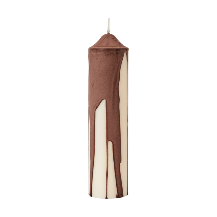 Dryp bloklys - Dark Chocolate, 20 cm - Ferm Living