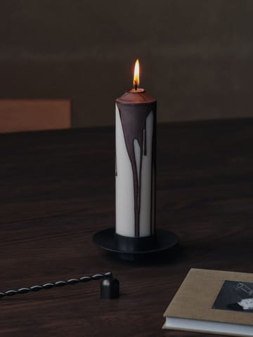 Dryp bloklys - Dark Chocolate, 20 cm - Ferm Living