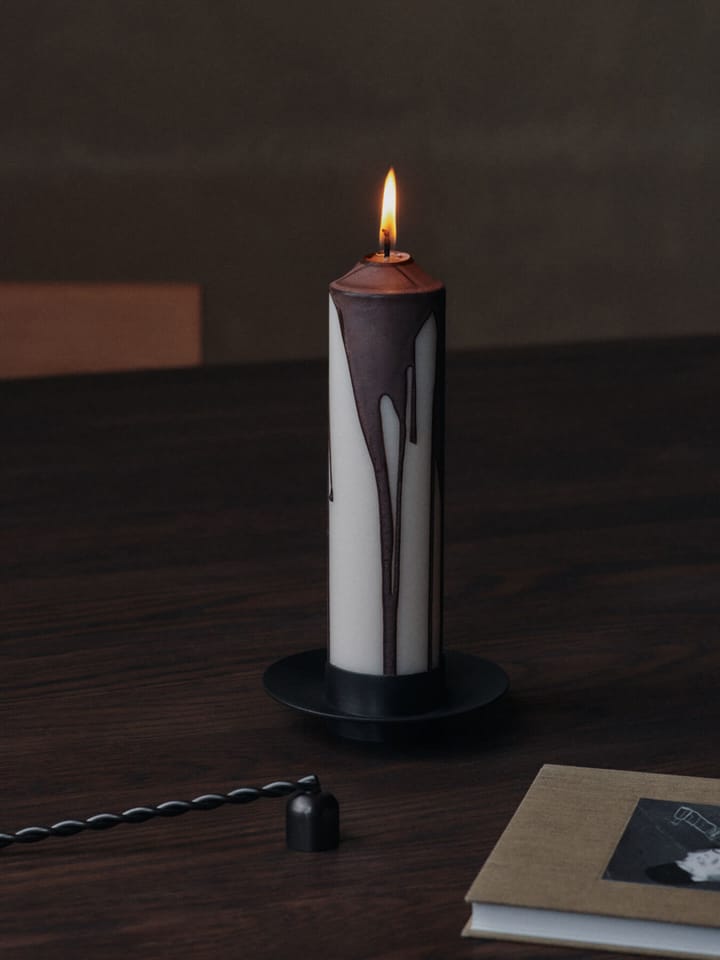 Dryp bloklys, Dark Chocolate, 20 cm Ferm Living