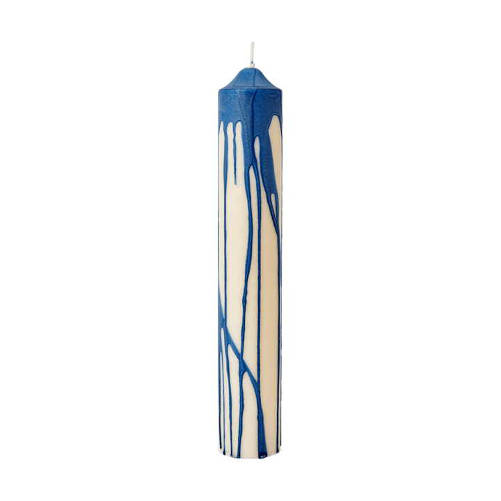 Dryp bloklys - Deep Blue, 30 cm - Ferm Living