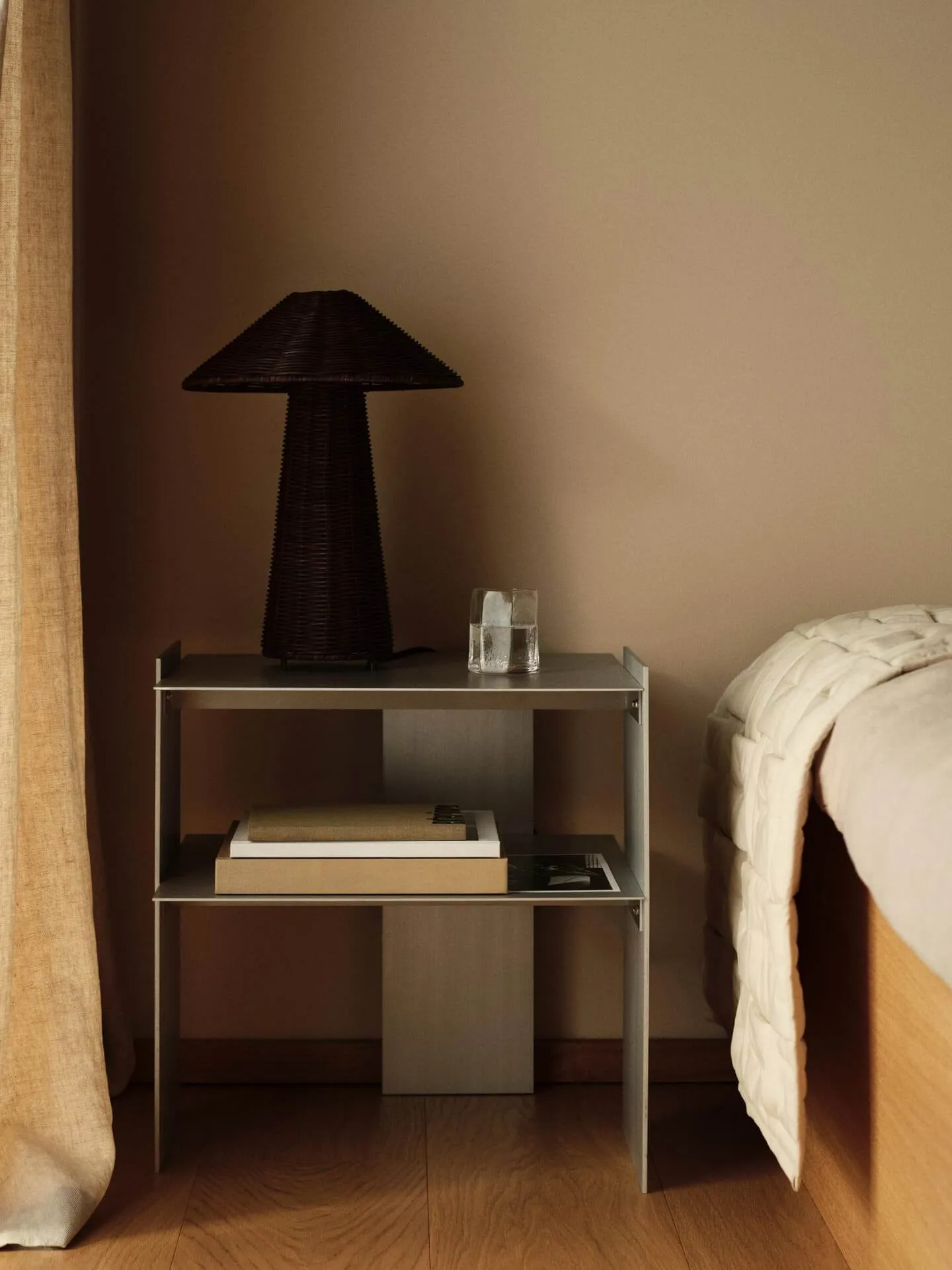 Duo bordlampe, Dark brown Ferm Living