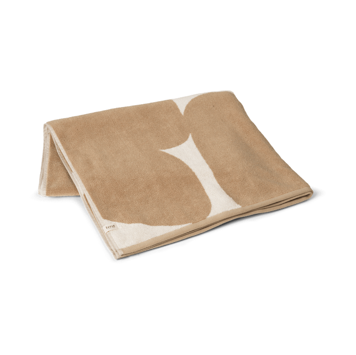 Ebb badehåndklæde 100x150 cm - Sand, off-white - Ferm Living