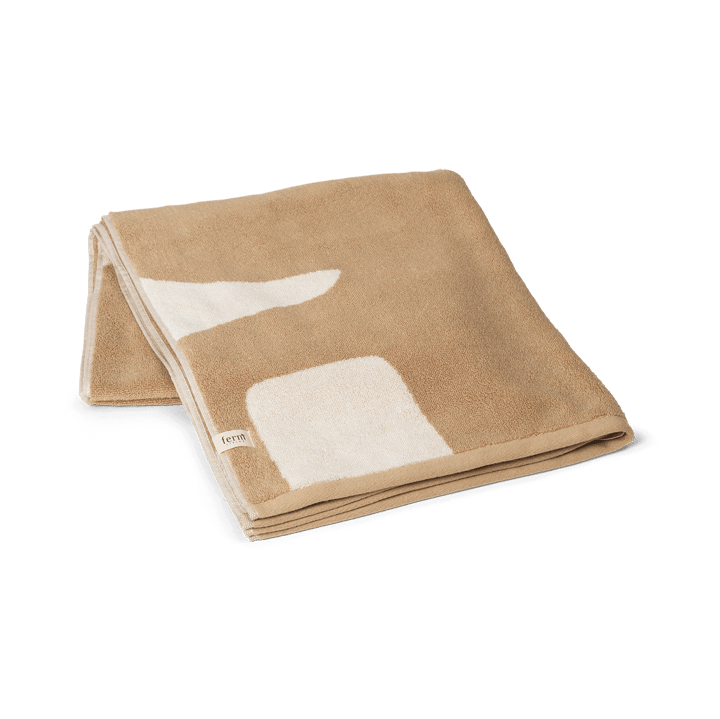 Ebb badehåndklæde 70x140 cm - Sand, off-white - Ferm Living