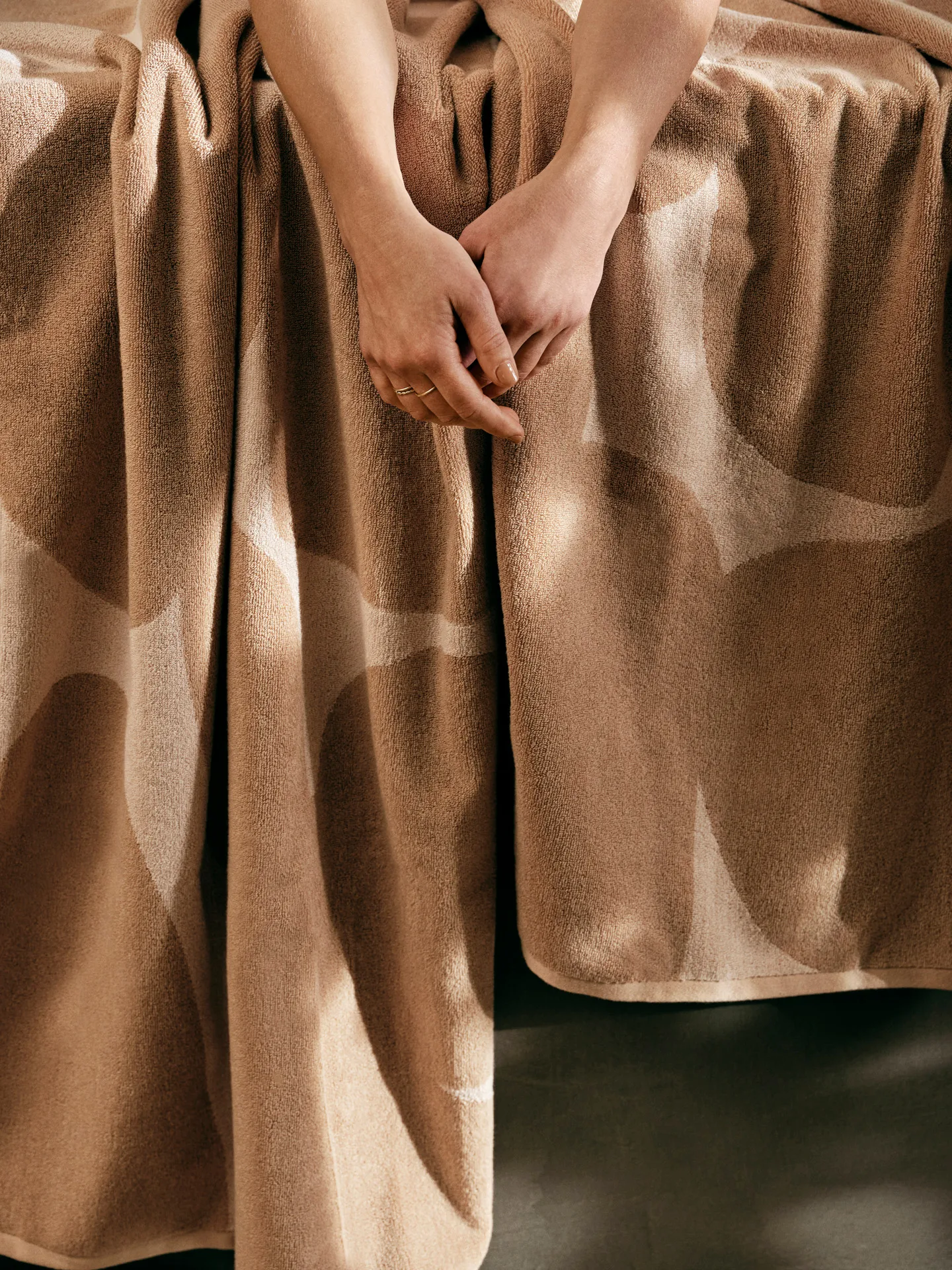 Ebb badehåndklæde 70x140 cm, Sand, off-white Ferm Living