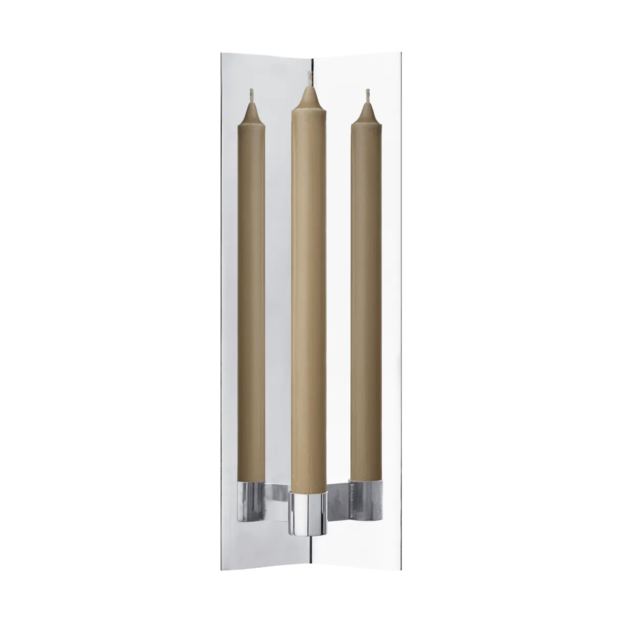 Eddy væglysestage, Mirror polished Ferm Living