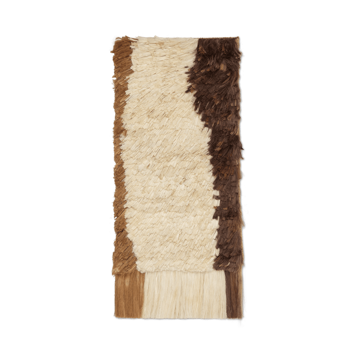 Edge Wall Rug vægbeklædning 50x110 cm - Offwhite/Coffee - Ferm Living