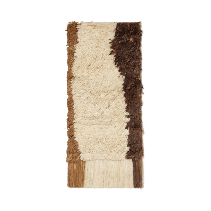 Edge Wall Rug vægbeklædning 50x110 cm - Offwhite/Coffee - ferm LIVING