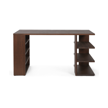 Edre skrivebord 137x65x73,5 cm - Dark Stained Pine - Ferm Living