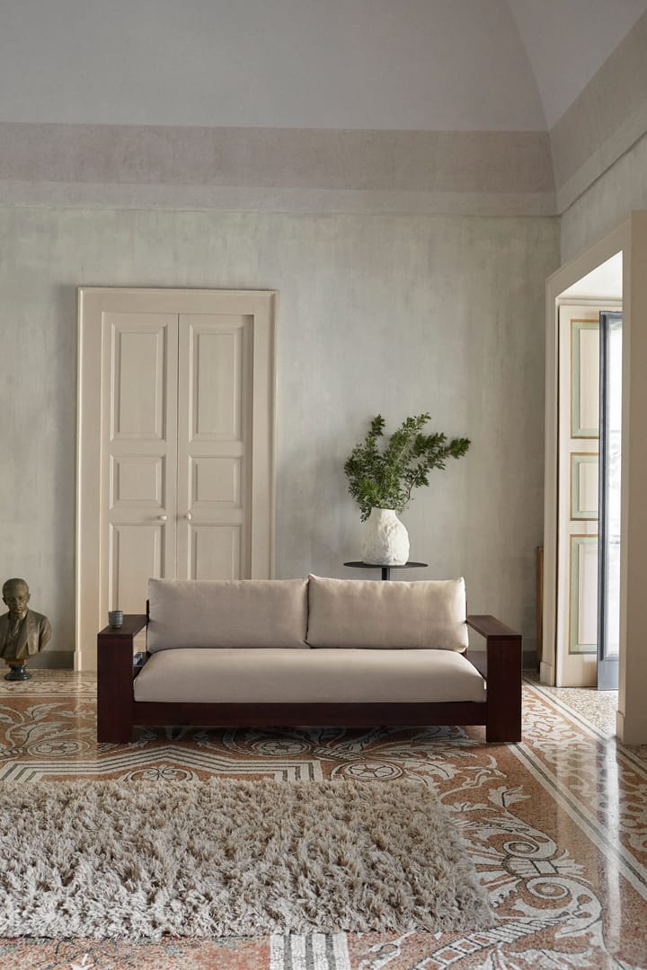 Edre sofa classic linen - Dark stained/Natural - ferm LIVING