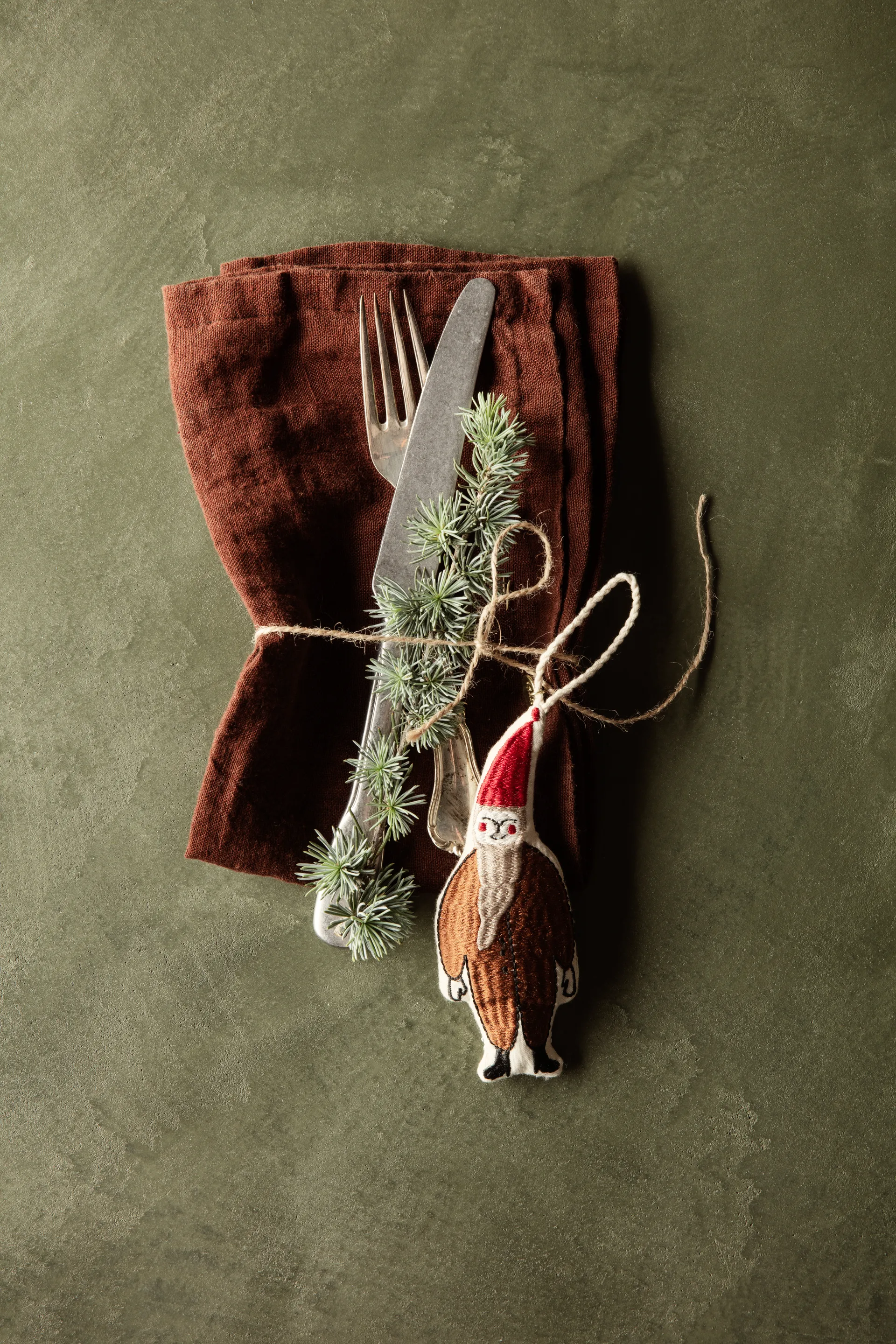 Elf pair juleophæng 13,5 cm 2-pak, Striped Ferm Living