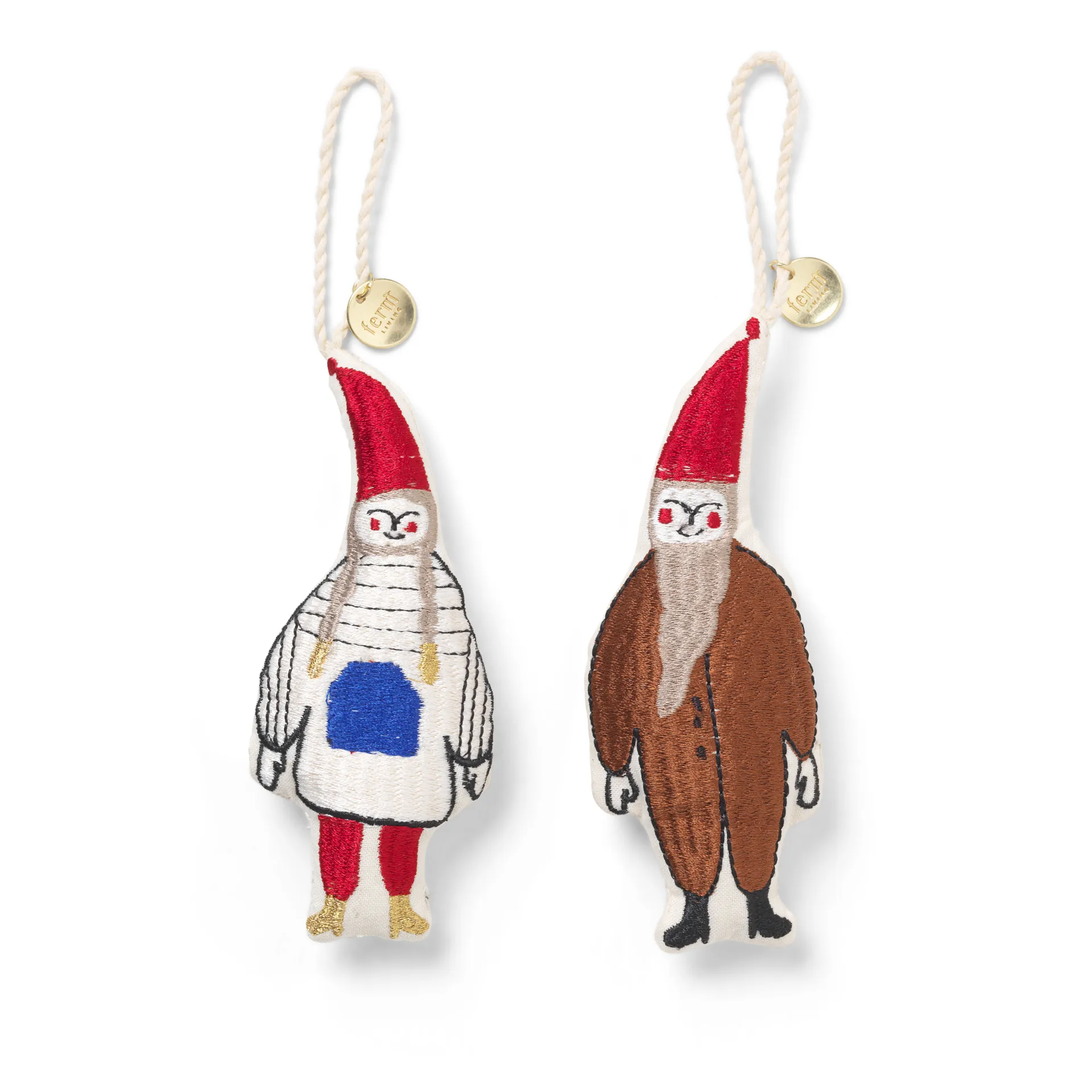 Elf Pair juletræspynt, Multi Ferm Living
