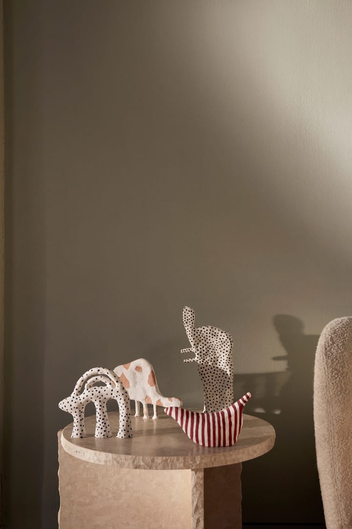 Elly skulptur, White/Black Ferm Living