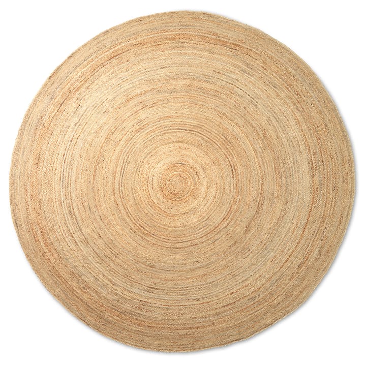 Eternal jutetæppe rundt large - Natural - Ferm Living