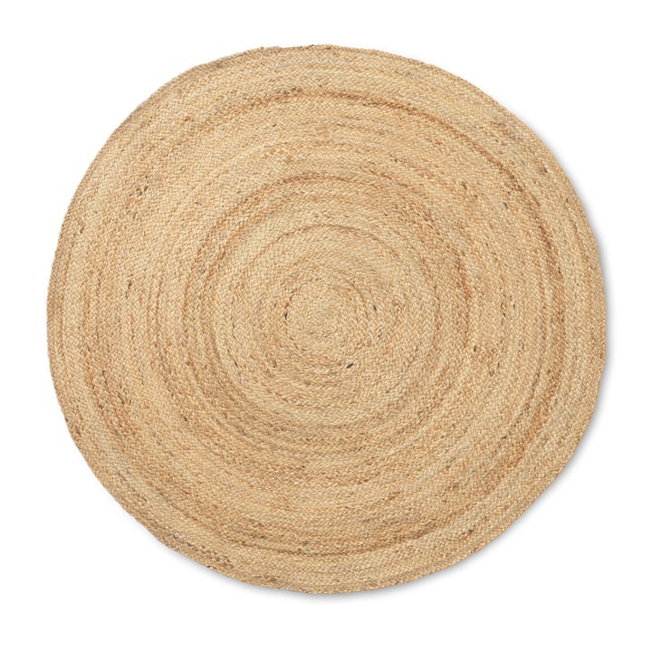 Eternal jutetæppe rundt small - Natural - Ferm Living