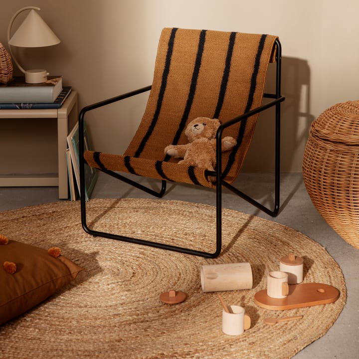 Eternal jutetæppe rundt small, Natural Ferm Living